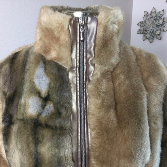 Sandro Nounours Faux Patchwork Fur Coat - Picture 10 of 16